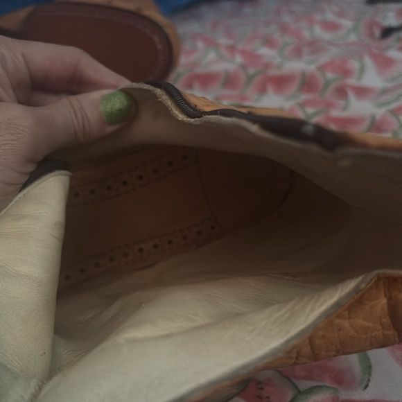 Ostrich (genuine) booties - Picture 9 of 11